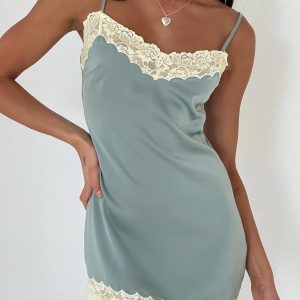 Ochi Mini Dress Polar Blue