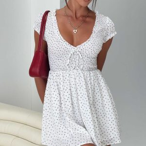 Sweet Talk Playsuit White Floral