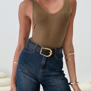 Yolando Bodysuit Taupe