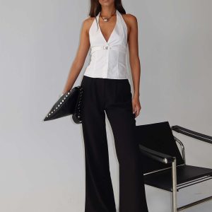 Ambient Wide Leg Pant Black