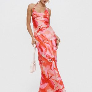Simor Maxi Dress Red