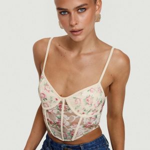 Romania Top Cream / Floral