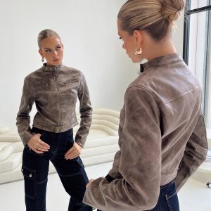 Bella Moto Jacket Chocolate