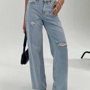 Beetle Ripped Jeans Light Wash