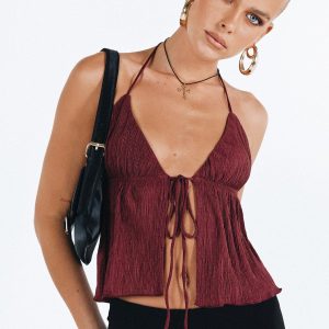 Chantria Top Burgundy