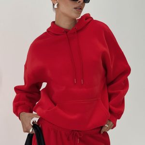 Dream Fleece Classic Hoodie Red