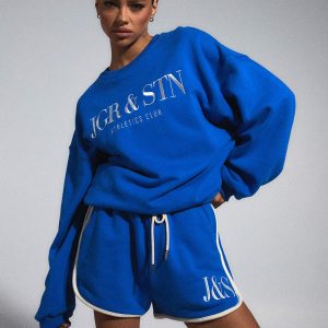 JGR & STN Mode Retro Shorts Blue