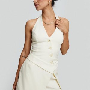 Elodia Playsuit Beige