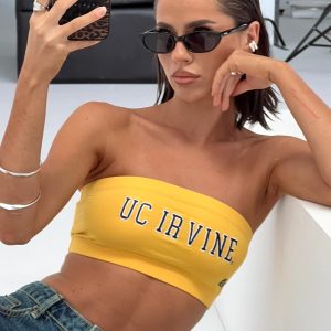 UC Irvine Bandeau Top Gold