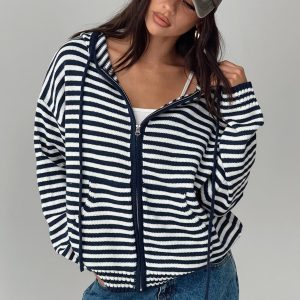 Brienna Zip Jacket Navy