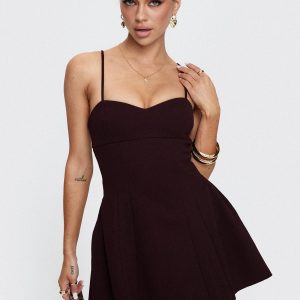 Abdul Mini Dress Wine