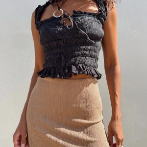 Buddy Mini Skirt Beige