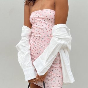 Oscar Mini Dress Pink Floral