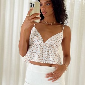 Koko Top White Floral