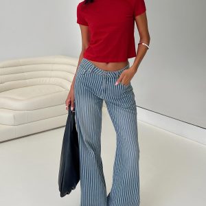 Blaise Jeans Blue Stripe
