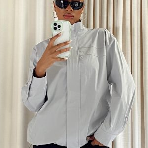 Russell Zip Up Jacket Grey