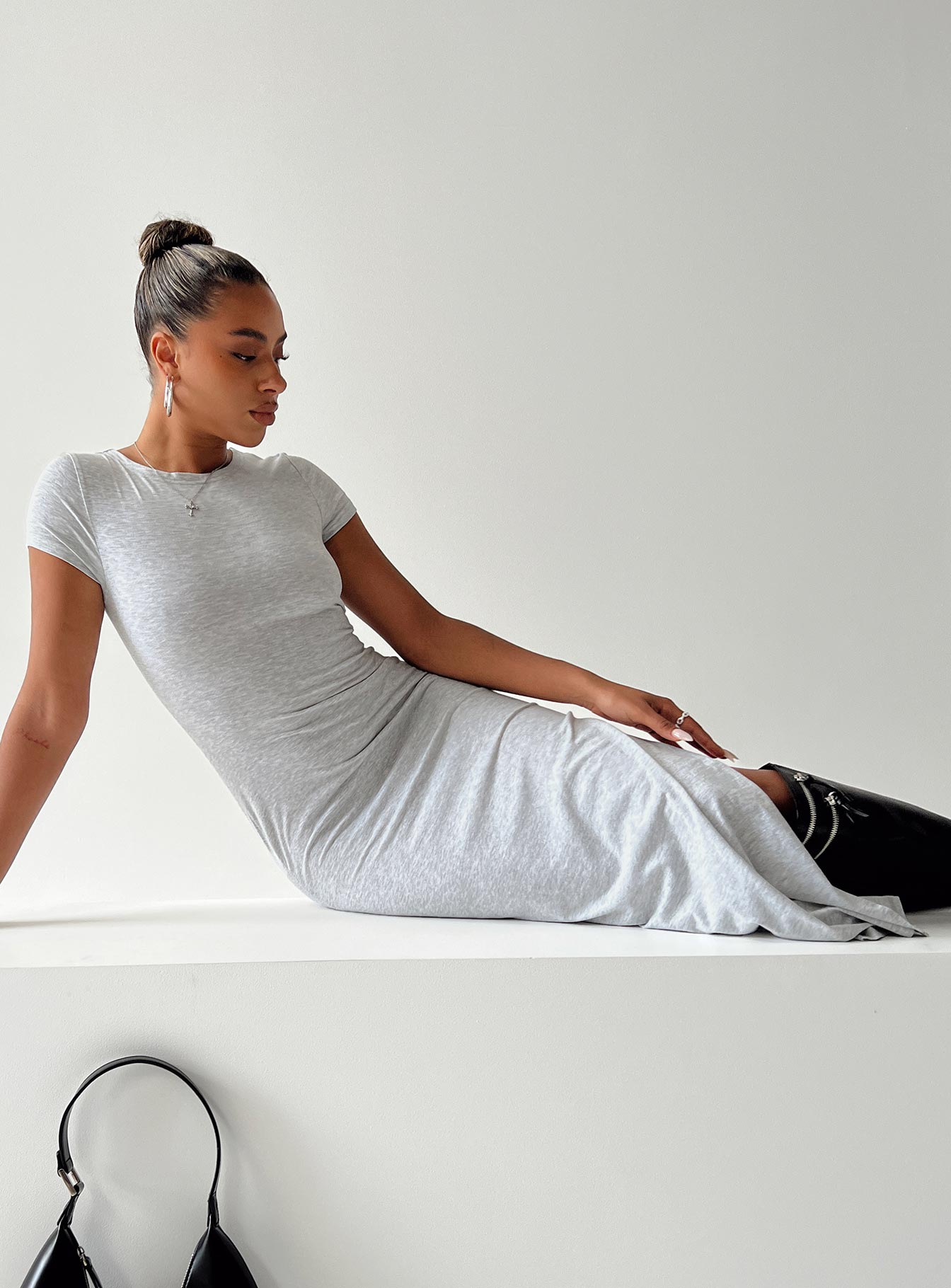 Lex Maxi Dress Grey - Image 7