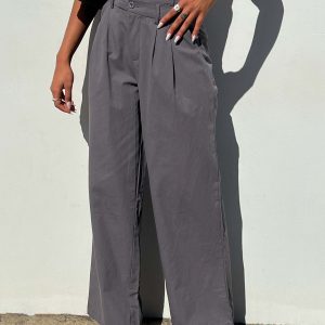 Mertyl Asymmetric Pants Slate