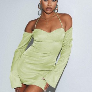 Tamarose Mini Dress Green
