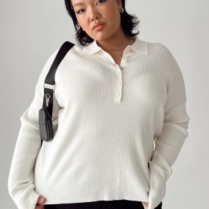 Siobhan Jumper Cream Curve