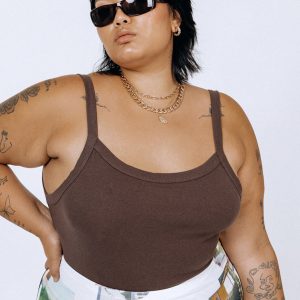 Lindsey Bodysuit Brown Curve