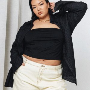 Chrisley Shirt Black Curve