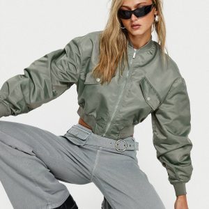 Thalya Bomber Jacket Green