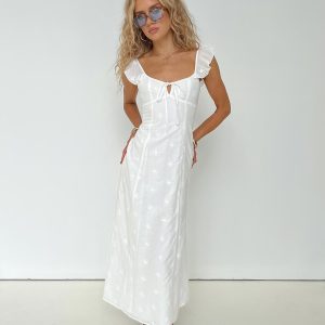 Lombardi Maxi Dress White