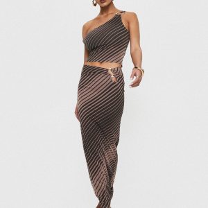 Whiley Maxi Skirt Multi Stripe