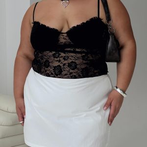 Kerr Lace Top Black Curve