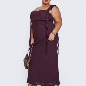 Lanai Maxi Dress Plum Curve
