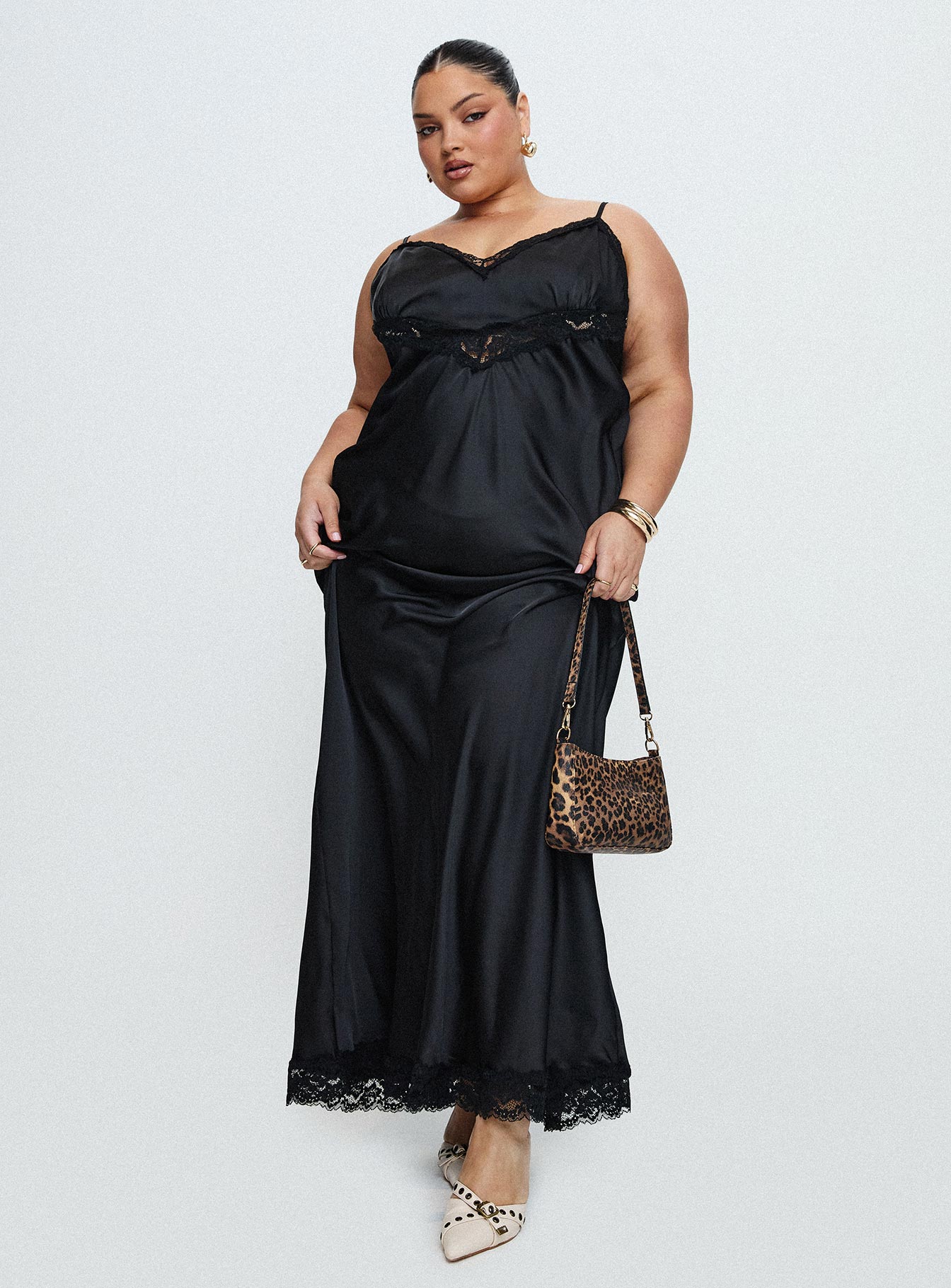 Jorjette Lace Maxi Dress Black - Image 6