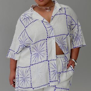 Star Star Set White / Blue Curve