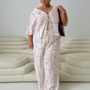 Sun Dream Pant Cream / Multi Curve