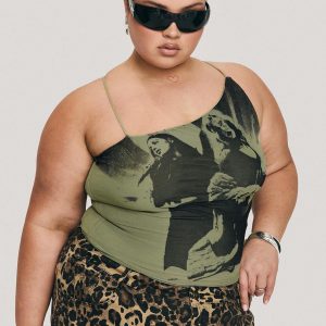 Miekie Top Green Curve