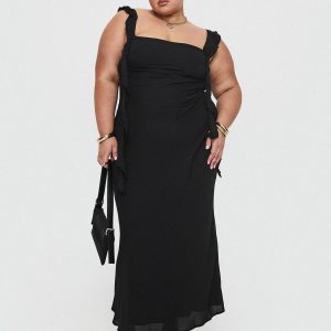 Lanai Maxi Dress Black Curve