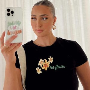 Le Fleurs Top Black