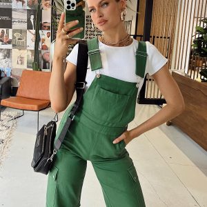 The Dreya Overalls Green