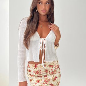 Amessa Lace Mini Skirt Multi