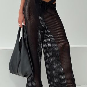 Darcie Knit Pants Black