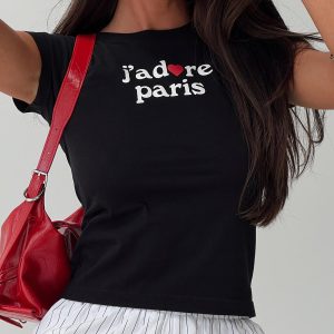 Jadore Tee Black