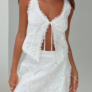 Dorothea Broderie Set White