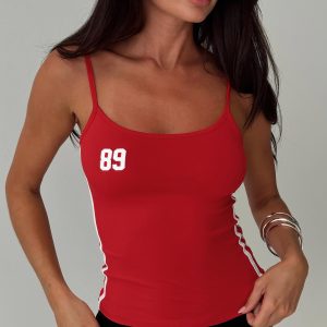 89 Trackstar Top Red