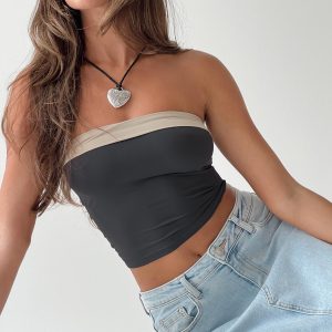 Miko Tube Top Slate
