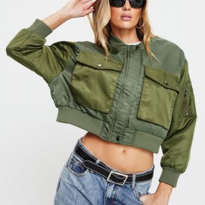 Milener Utility Bomber Jacket Olive
