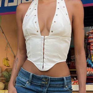 Palladia PU Jordy Corset White