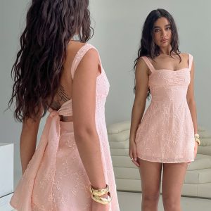 Mcbeath Mini Dress Light Pink