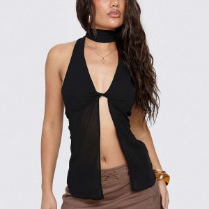 Scarface Tie Top Black
