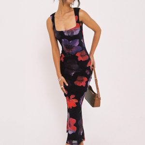 Eviana Maxi Dress Floral
