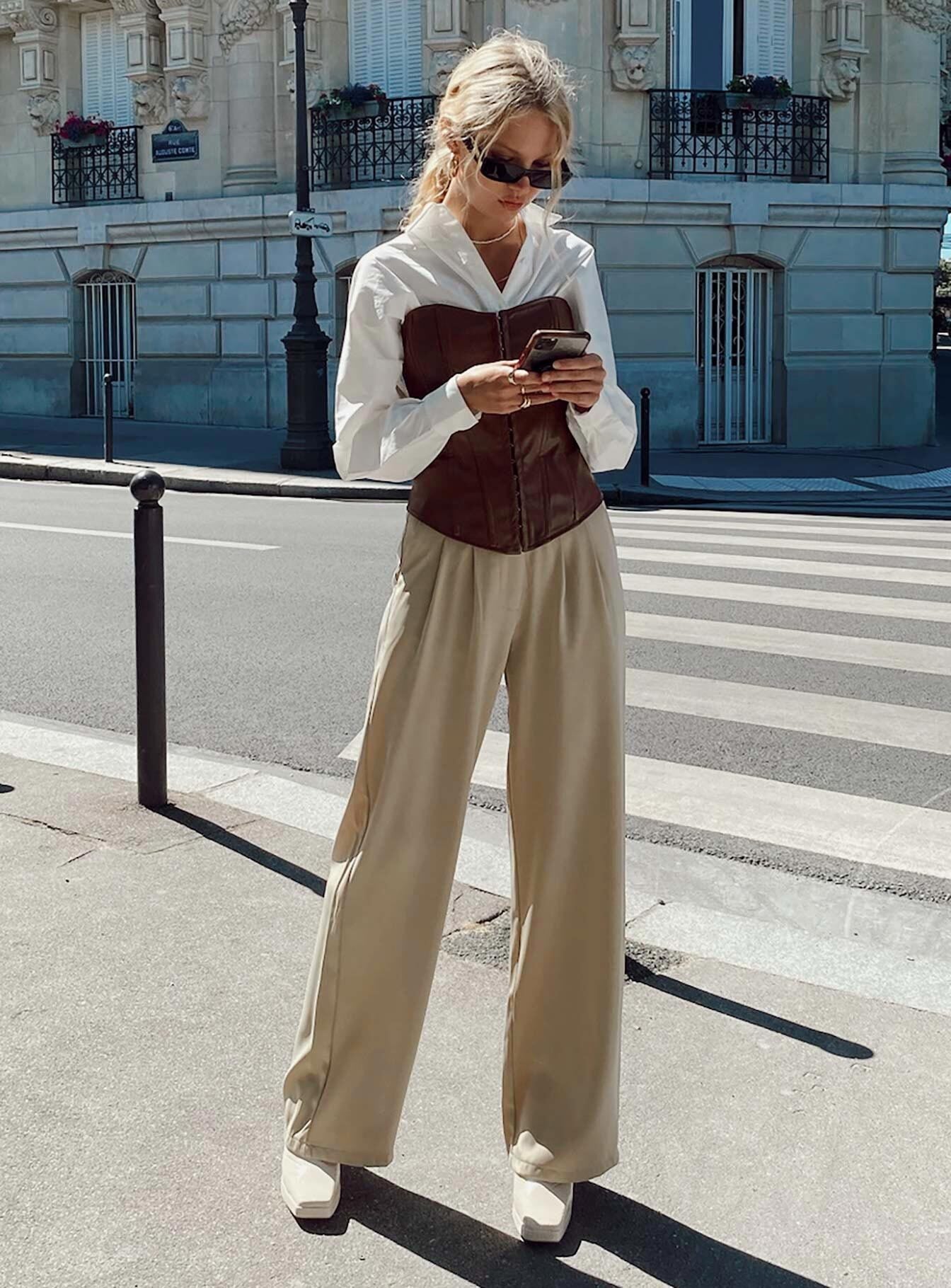 Archer Pants Taupe Eco Tall - Image 10